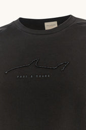 Cotton Jersey T Shirt With Embroideries