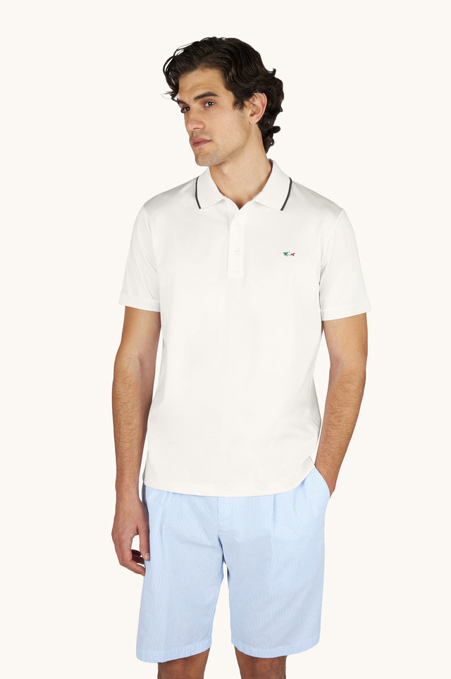 Polo shirt in Aqua Touch cotton