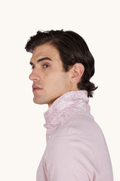 X Soft Polo Shirt In Cotton Interlock With Linen Details