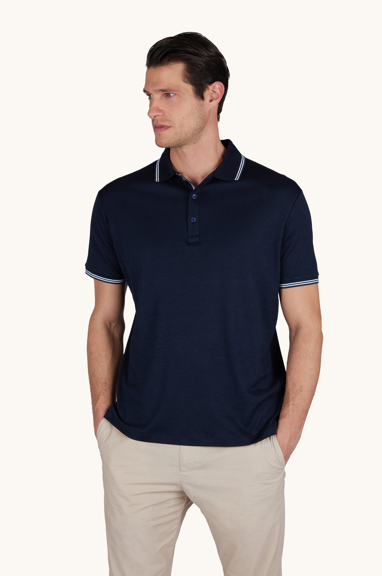 X Soft Polo Shirt In Cotton Interlock