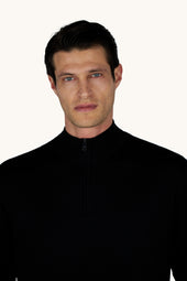 Piuma Cotton Half Zip Sweater