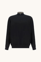 Piuma Cotton Half Zip Sweater