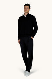 Piuma Cotton Half Zip Sweater
