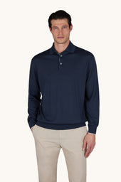 Polo in cashmere and silk Jaipur