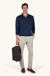 Polo In Cashmere And Silk Jaipur