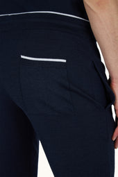 Leisure Pants In Wool And Silk Knit