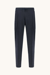 Leisure Pants In Wool And Silk Knit