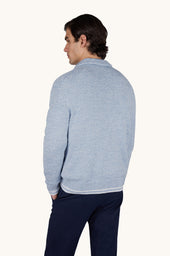 Cardigan In Piuma Cotton