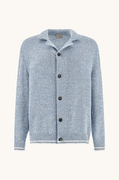 Cardigan In Piuma Cotton