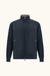 Hybrid Jacket In Wool And Silk