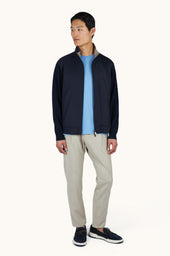 Hybrid Jacket In Wool And Silk