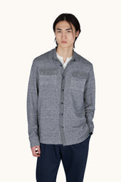 Overshirt in linen and Urukai cotton