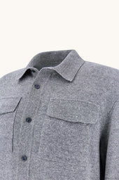 Overshirt In Linen And Urukai Cotton