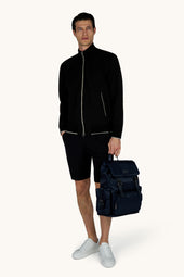 Zip Up Sweatshirt In Active Fleece Cotton