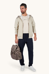 Sport Pants In Active Fleece With Microfiber Details