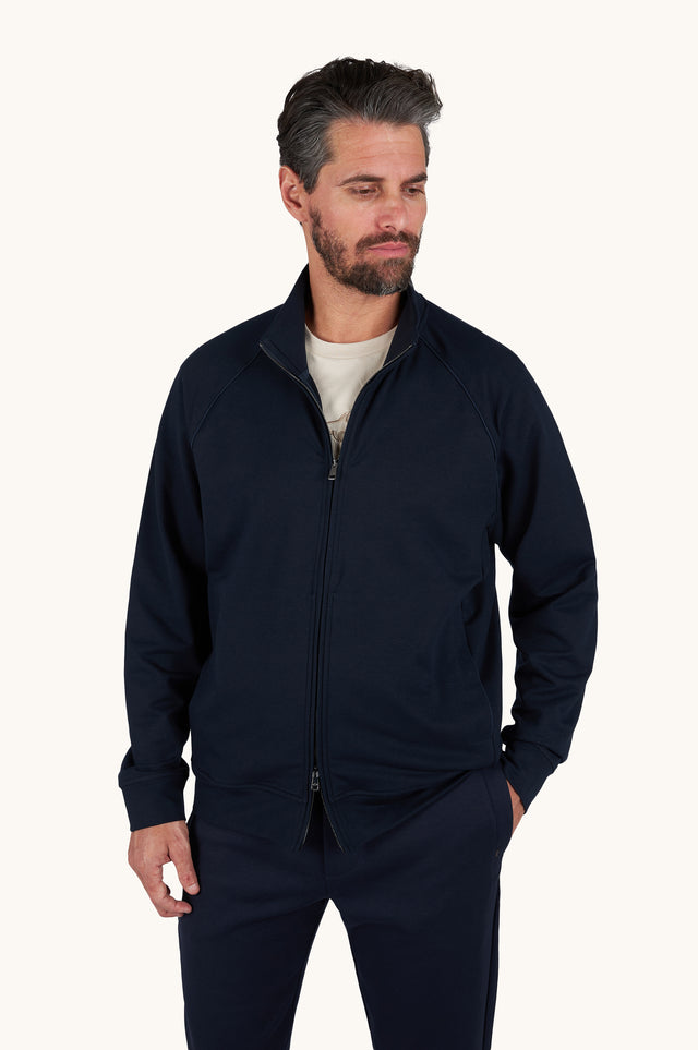 X‑Soft zip‑up sweatshirt in cotton