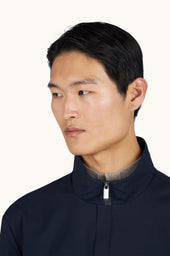 Jacket In Wool And Silk
