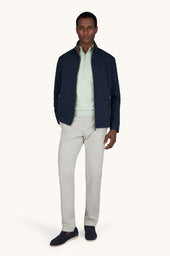 Typhoon Platinum Jacket With Alcantara Details