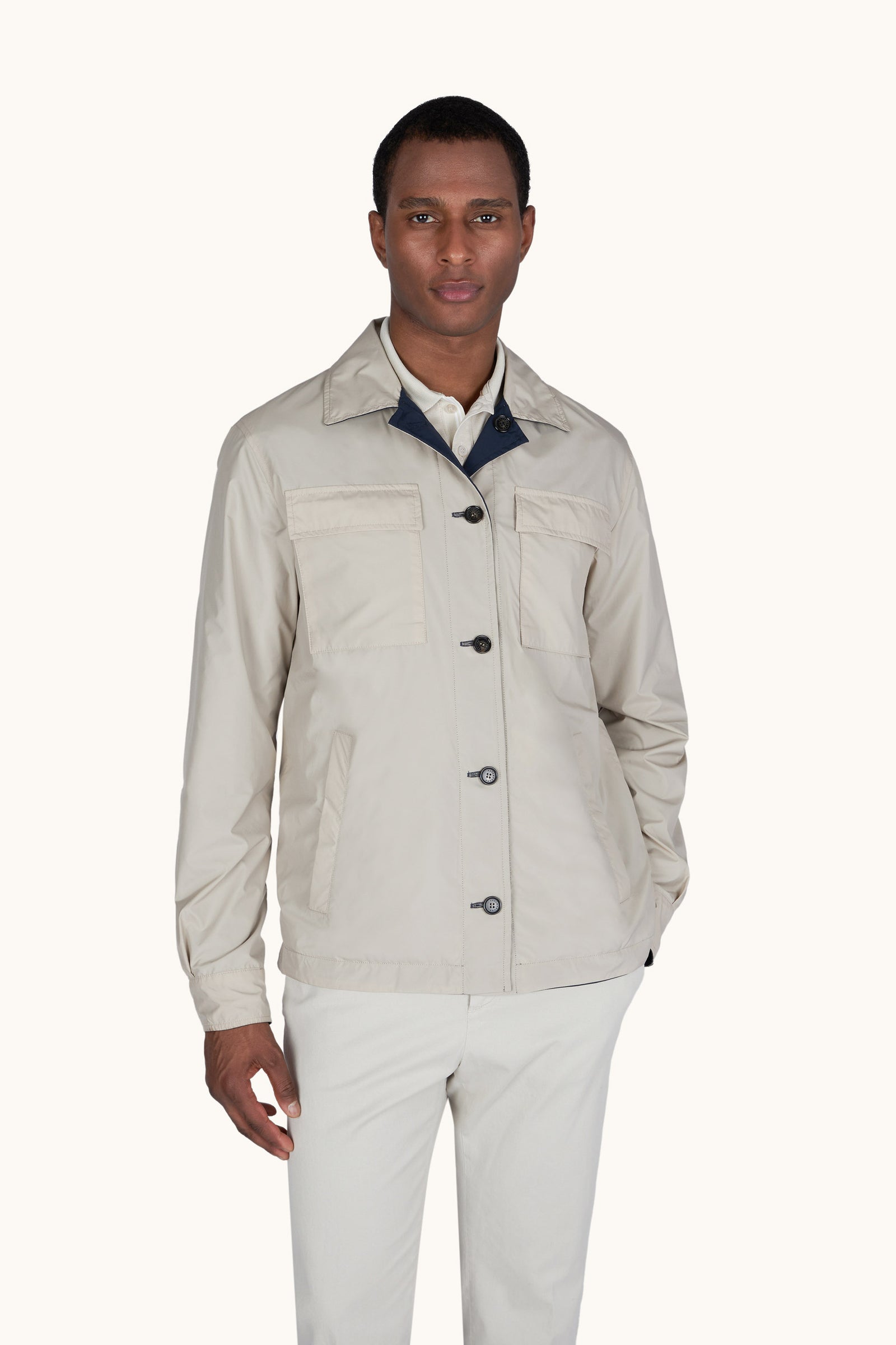 Reversible Overshirt Typhoon Platinum