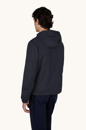 Reversible Windbreaker In Wool And Silk