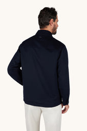 Reversible Overshirt In Cashmere And Technical Fabric