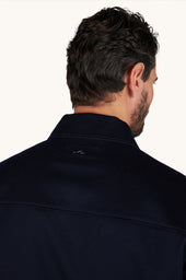 Reversible Overshirt In Cashmere And Technical Fabric