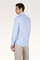 Summer Breeze Cotton Shirt With Striped Pattern