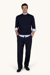 Cotton Poplin Shirt With Striped Pattern