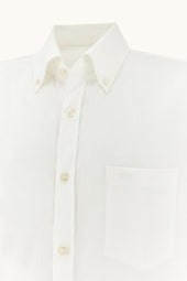 Soffio Linen Shirt With Short Sleeves