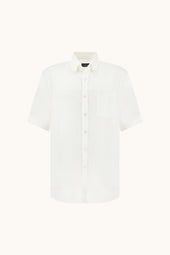 Soffio Linen Shirt With Short Sleeves