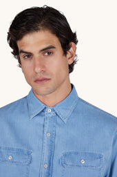 X Soft Overshirt In Giza Cotton