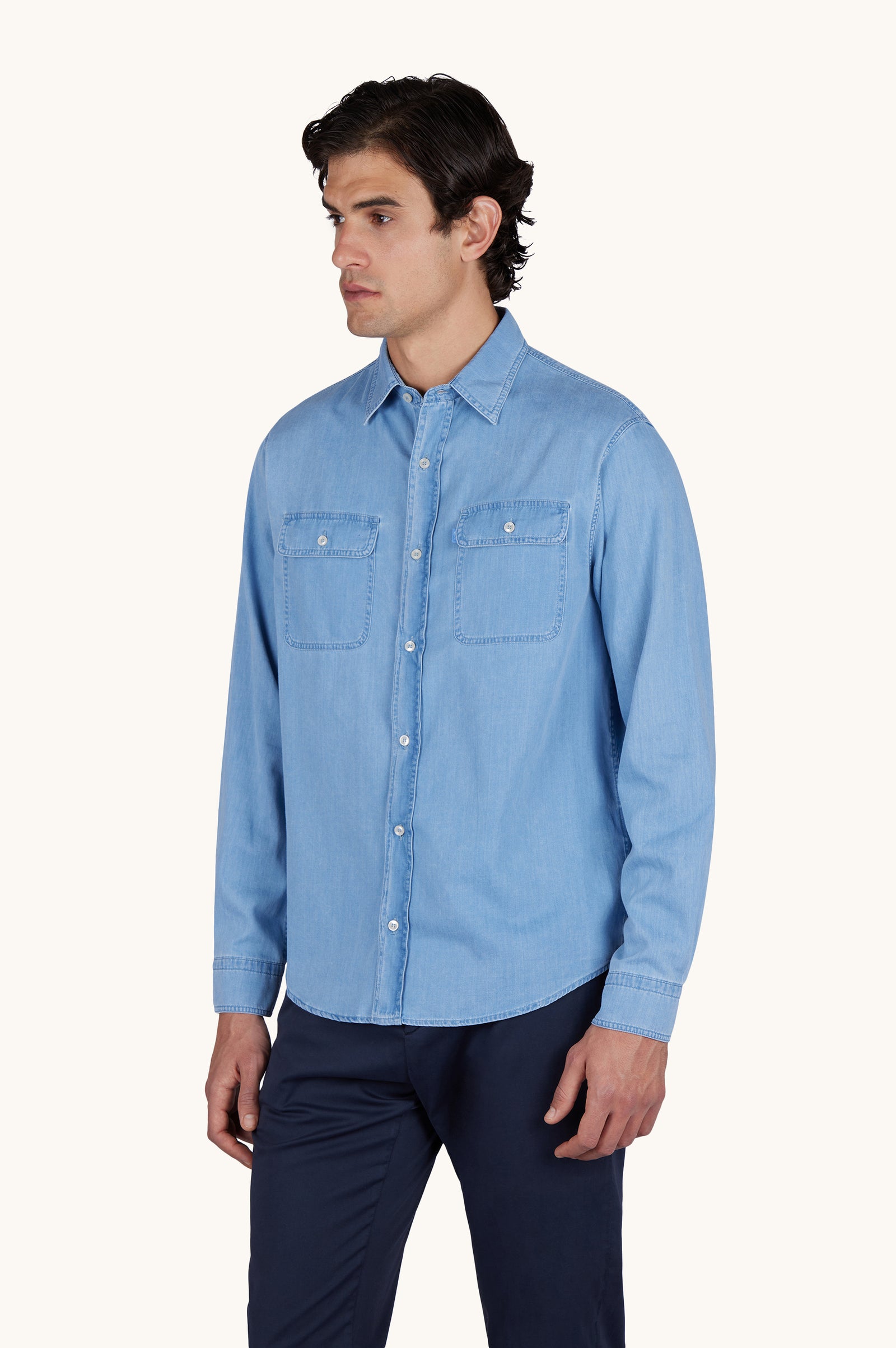 X Soft Overshirt In Giza Cotton