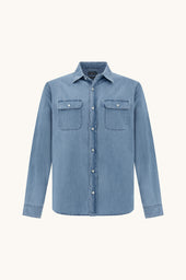 X Soft Overshirt In Giza Cotton