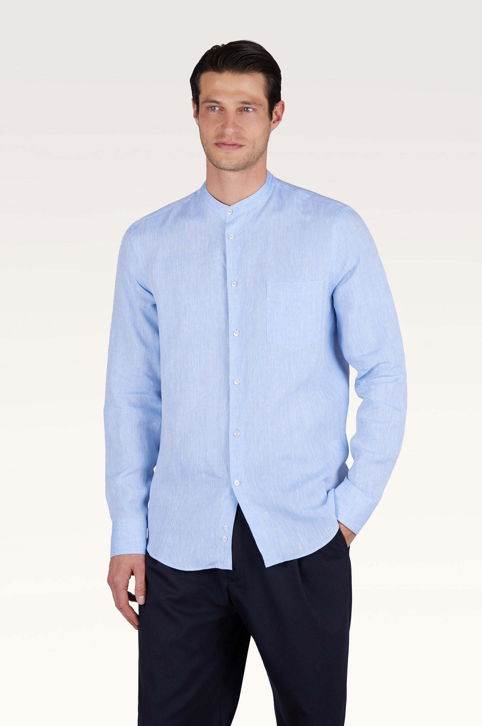 Garment Dyed Linen Shirt