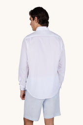 Garment Dyed Cotton Voile Shirt