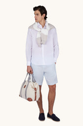 Garment Dyed Cotton Voile Shirt