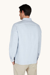 Garment Dyed Linen Overshirt
