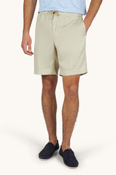 Garment‑dyed X‑Soft lyocell bermuda shorts with drawstring