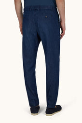 Chinohose Aus Seiden Und Baumwoll