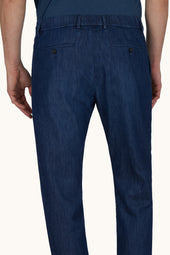 Chinohose Aus Seiden Und Baumwoll