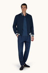 Chinohose Aus Seiden Und Baumwoll