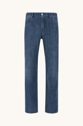 Jeans In Silk And Cotton