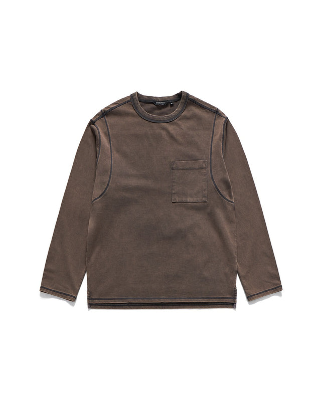 STRIKE BOWLING L.S T-SHIRT / CHARCOAL