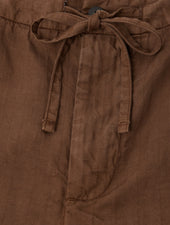 MENDES LINEN-BLEND TROUSERS