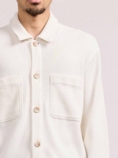 PEDRO COTTON WAFFLE OVERSHIRT