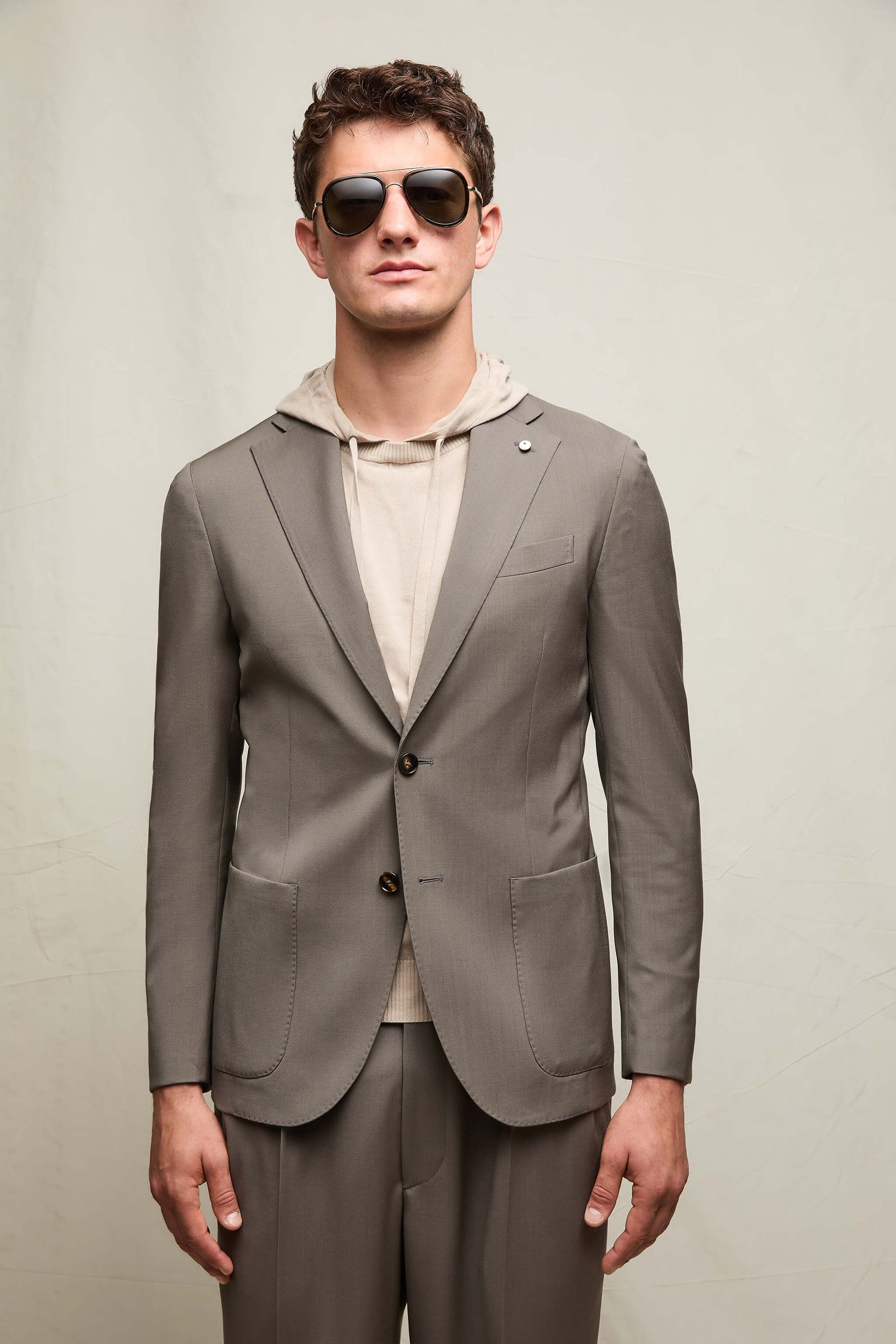 Giacca Jack In Lana Marrone