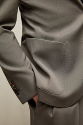 Giacca Jack in lana marrone taupe