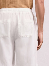 SERGIO LINEN-BLEND SHORTS
