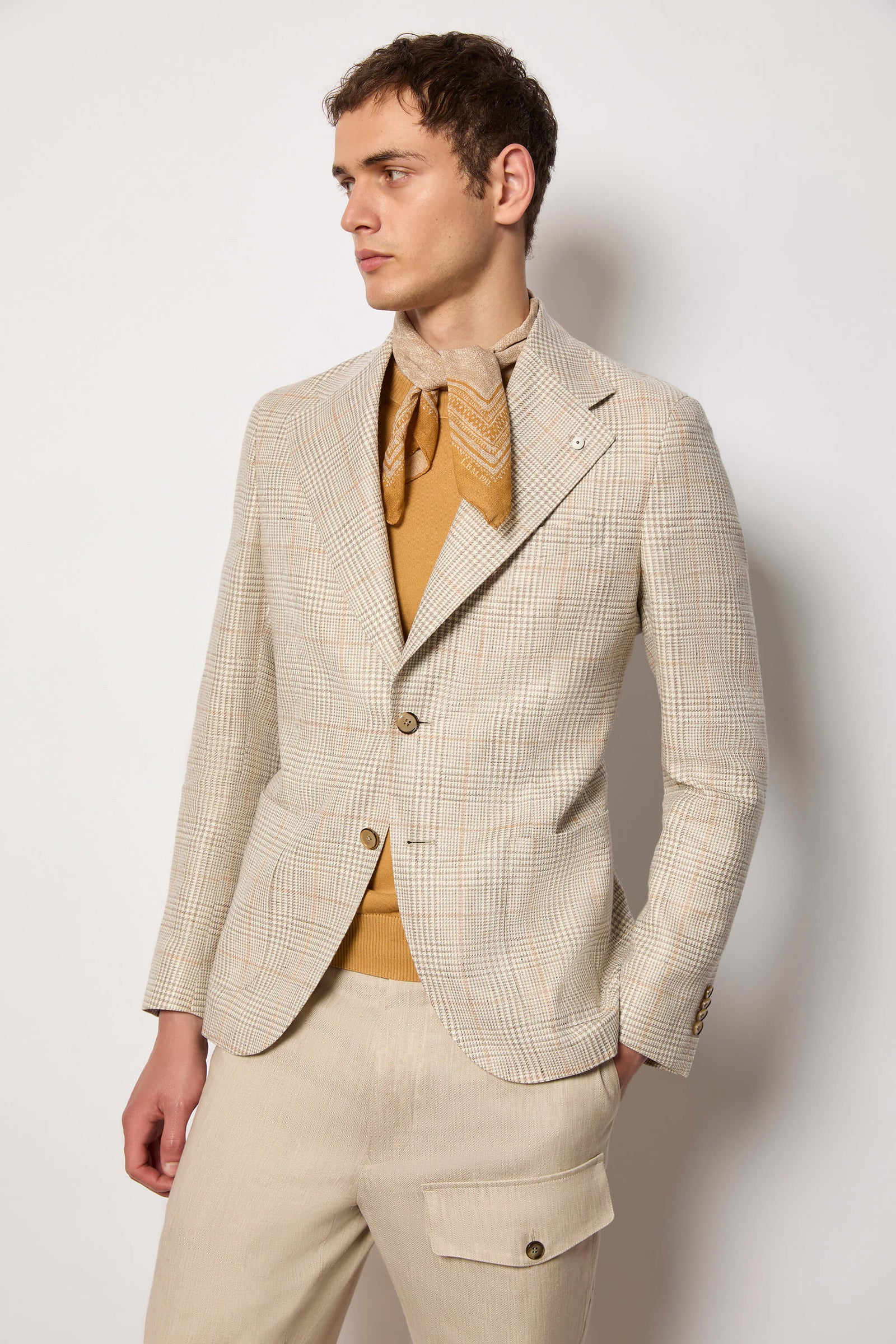 Jacket Francis Non Trattata Beige