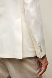 Giacca Francis non trattata avorio